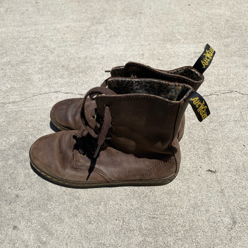 Dr. Martens Brown Combat Boots